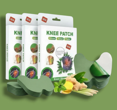 Naosucura Chinese Herbal Knee Plaster for Pain, Stiffness and Mobility Support Plaster & Patch(30 x 1 Patches)