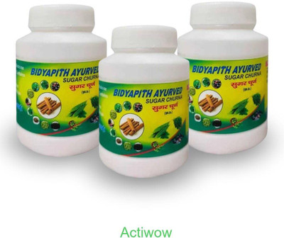 ACTIWOW Bidyapith Sugar Powder for Healthy Glycemic Control Pack of 3 T001 Powder(3 x 100 g)