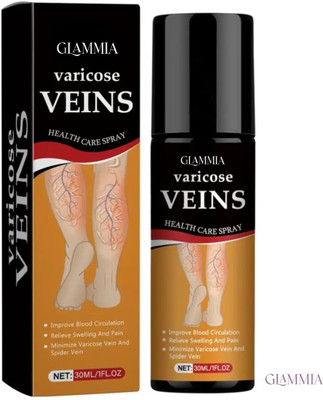 GLAMMIA Vericose Vein Relief Spray | Herbal Mist For Tired Swollen Calves Liquid(50 ml)