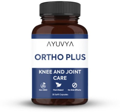 AYUVYA ORTHO PLUS Ayurvedic Pain Relief Capsule for Knee, Back, Joints & Muscle Relief Capsules(30 Units)