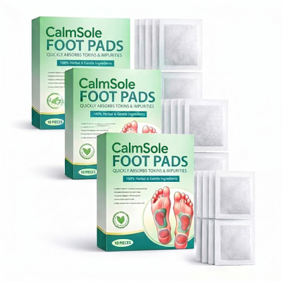 Calmsole Foot Pads weight loss Herbal Detox Weight Routine Support & Enhanced Energy Plaster & Patch(30 x 1 Patches)