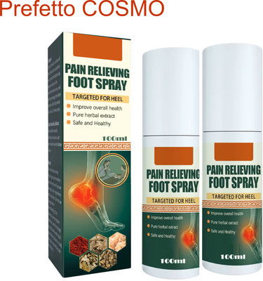 Prefetto COSMO Foot Relief Spray (Pack of 2) – Relax & Rejuvenate Feet Liquid(2 x 100 ml)