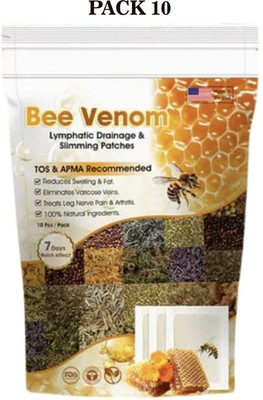 nandurba New Bee Venom Foot Patches Stress Relief Detox Patch Solution Plaster & Patch(100 g)