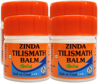 Zinda Tilismath Pain Relief Balm For Headache, Body Pain & Cold (Pack of 4) Balm(4 x 2.5 g)