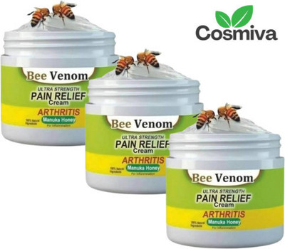COSMIVA BeeVenom Joint & Bone Therapy Cream for Pain Relief Cream(3 x 50 g)