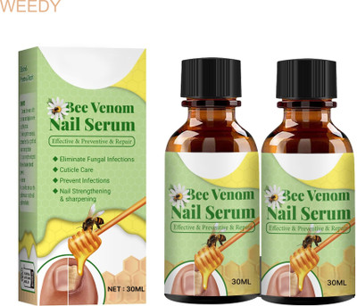 WEEDY Bee Venom Nail Repair Serum - 2x30ml Combo Liquid(2 x 30 ml)