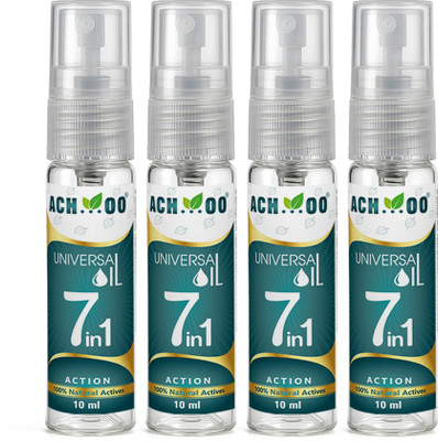 ACH...OO Universal Oil | Provides relief from 7 problems - 10ml Liquid(4 x 10 ml)