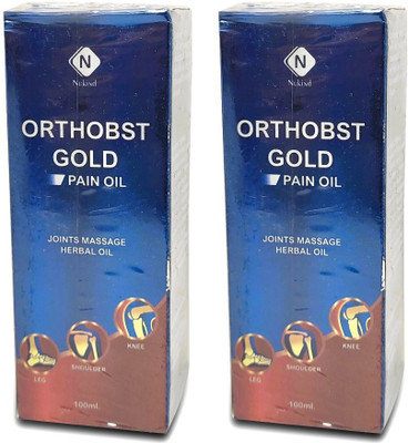 Nukind Orthobst Gold Pain Oil for Joints Liquid(2 x 100 ml)