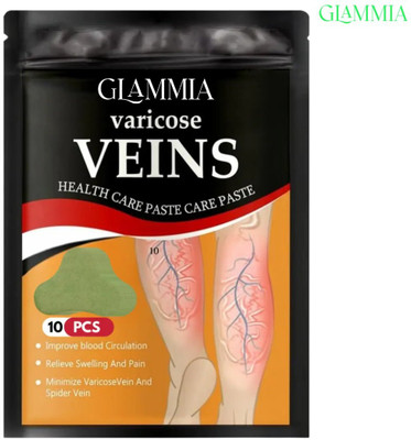 GLAMMIA Vericose Vein Patches | Relieve Pain And Strain With Herbal Aid Plaster & Patch(10 Patches)