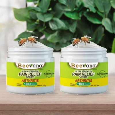 ACTIWOW BeeVana Fast Relief for Muscle Aches & Tension Pack of 2 Cream(2 x 25 g)