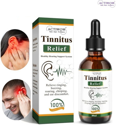 ACTIWOW Tinnitus Relief Natural Ear Wellness Aid Liquid(30 ml)