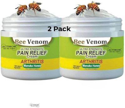 ACTIWOW Bee Venom Pain Relief for Arthritis Joint Support 2 Pcs Cream(2 x 50 g)