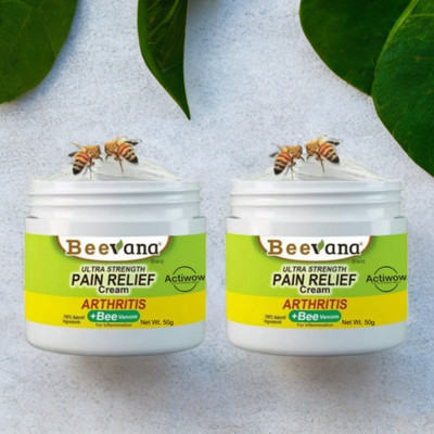 Bee Venom Pain Cream for Targeted Relief of Sore Muscles Pack of 2 Cream(2 x 50 g)
