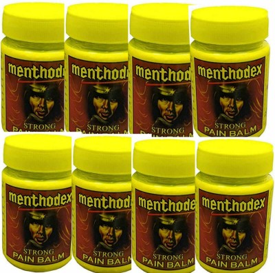 Menthodex Strong Pain Balm Pain Relief Ointment Balm pack 8 Balm(8 x 20 g)
