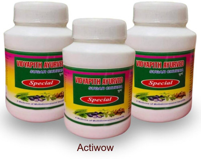 ACTIWOW Vidyapith Sugar Powder for Daily Blood Sugar Balance Pack of 3 K02 Powder(3 x 100 g)