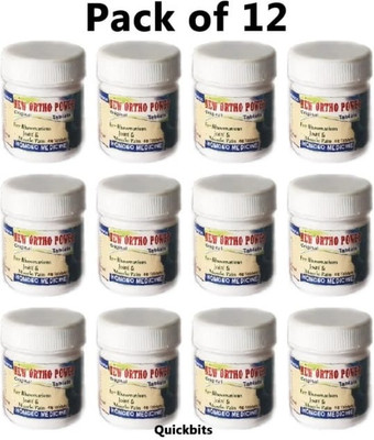 Vrukie Ayurvedic new Ortho Power Tablets Tablets(12 x 40 Units)
