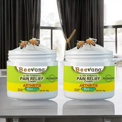 Bee Venom Pain Relief for Swollen & Aching Joints Pack of 2 Cream(2 x 50 g)