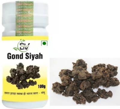 DV Nature Gond Siyah Kala Gond 100g | For Joint Pain Health Care Pure & Natural Powder(100 g)