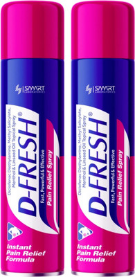 D FRESH Relieving Spray | Instant Pain Relief Formula | For Joints & Muscle Pain | Spray Spray(2 x 35 ml)