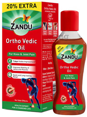 ZANDU ORTHO VEDIC OIL PACK OF 1 Liquid (1 x 60 ml) Liquid(60 ml)