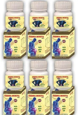 MUKHTI CARE Ayurvedic VEDNA MUKTA VATI Pain Relief Tablet Tablets(6 x 30 Units)