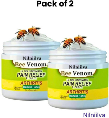NILNIILVA Bee Venom Cream for Joint Pain and Bone Support Pack of 2 Cream(50 g)