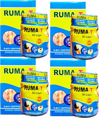 DEAL TO DEAL Ruma T Capsules, Tara Herbal Pharmaceutical pack 4 Tablets Capsules(4 x 30 Units)