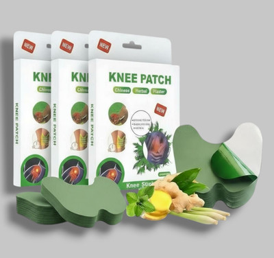 Naosucura Chinese Herbal Knee Patch for Quick Joint Pain and Swelling Relief Plaster & Patch(30 x 1 Patches)