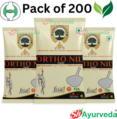 swami herbal ayurveda Ortho Nil Powder By Babaji Herbals Original For Joint Pain Men and Women Powder(200 x 4 g)
