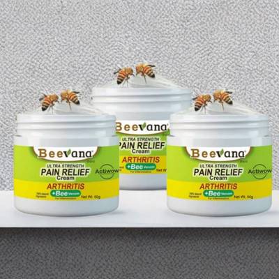 Bee Venom Natural Cream for Joint Flexibility & Comfort Pack of 3 Cream(3 x 50 g)