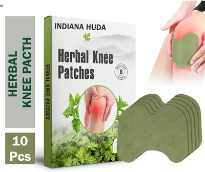 INDIANA HUDA Natural Knee Patches for Men & Women – Pain Relief Support – 10 pcs Plaster & Patch(100 g)