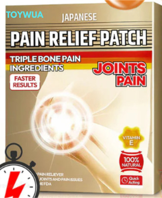 Toywua Japanese Pain Relief Patch for Joint Inflammation Plaster & Patch(10 x 1 Patches)