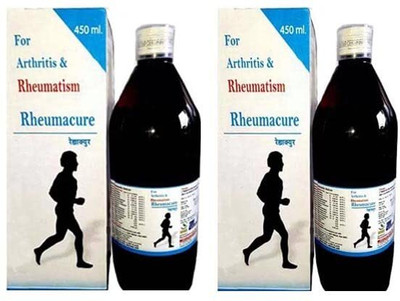 PHBL Rheumacure Plus Syrup Homeopathy For Joints Pain Liquid(2 x 450 g)