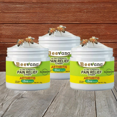 ACTIWOW BeeVana Pain Relief Cream for Full-Body Muscle Recovery Pack of 3 Cream(3 x 16.67 g)