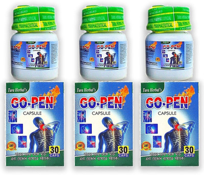 MUKHTI CARE Go-Pen capsule for joint pain 3 Pack 90 capsules Tablets(3 x 30 Units)