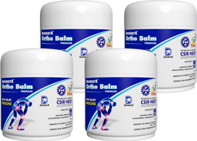 DEEMARK Ortho Fast Pain Relief for Joint, Shoulder, Knee & Back | Quick Action Balm(4 x 50 g)