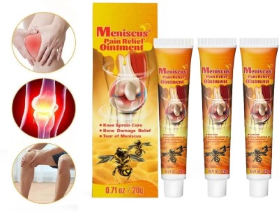 Oilanic Meniscus Pain Relief Ointment-Pain Relief Massage Cream (3x20g) Cream(3 x 20 g)