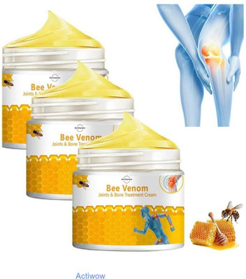 ACTIWOW Bee Venom Pain Relief Shoulders And Stiffness Cream Cream(3 x 33.33 g)