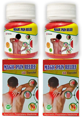 Quickbits Magic Pain Relief 30 Capsules For Joint Pain (Pack of 2) Tablets(2 x 30 Units)
