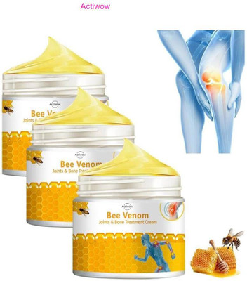 ACTIWOW Bee Venom Pain Relief Hands And Sprain Relief Cream Cream(3 x 33.33 g)