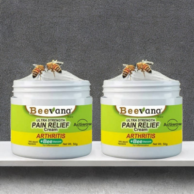 ACTIWOW BeeVana Pain Relief for Stiff & Aching Joints Pack of 2 Cream(2 x 25 g)