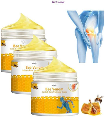 ACTIWOW Bee Venom Pain Relief Joints And Lower Back Pain Cream Cream(3 x 33.33 g)