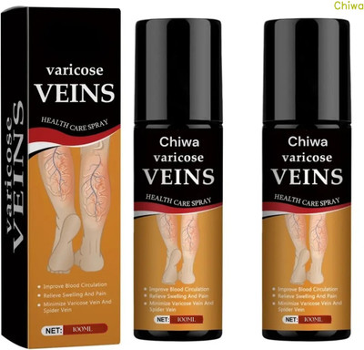 CHIWA Vericos Spray | Swelling Support Herbal Daily Formula Spray(2 x 100 ml)
