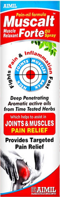 AIMIL Muscalt Forte Oil Non-Stick Joint Pain Relief Ayurvedic Oil with Spray Spray (Pack of 1) Spray(30 ml)