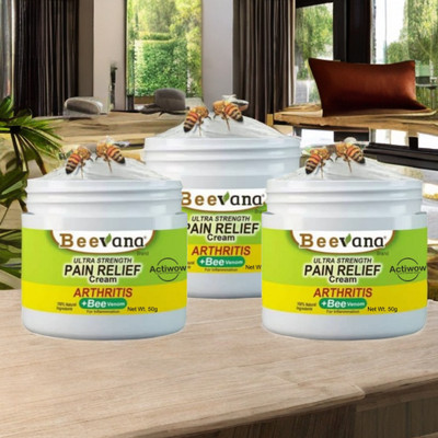 ACTIWOW BeeVana Pain Relief for Targeted Muscle Soreness Pack of 3 Cream(3 x 16.67 g)