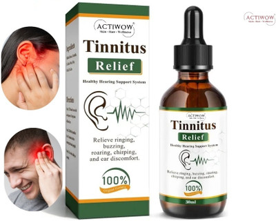 ACTIWOW Tinnitus Relief Natural Ear Care Daily Aid Liquid(30 ml)