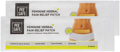 Pee Safe Feminine Herbal Pain Relief Patches (Pack of 10) | Natural Pain Relief Patches Plaster & Patch(10 x 1 Patches)
