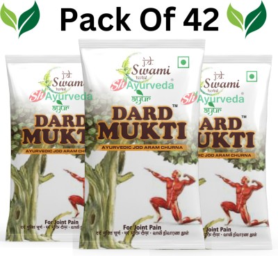 swami herbal ayurveda Dard Mukti Powder By JD Swami Ayurveda For Joint Pain Men And Women Pack Of 42 Powder(42 x 4 g)