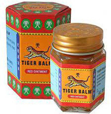 Tiger Balm Red Ointment For Relief From Sprains, Pains, Muscular Aches 9ml (PACK OF THREE) Cream(3 x 9 ml)