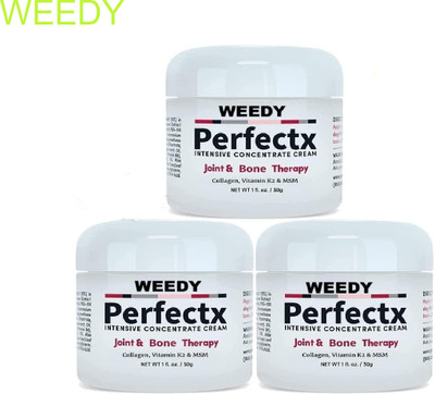 WEEDY Perfectx Joint & Bone Fast Relief – Comforting Cream for Everyday Aches Cream(3 x 100 g)
